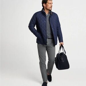 Peter Millar Suffolk Quilted Travel Coat